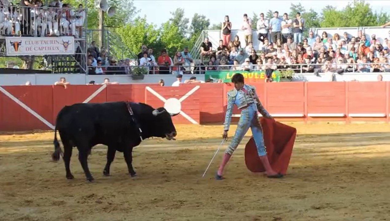 DEBUT DE PUERTA GRANDE EN CAPTIEUX