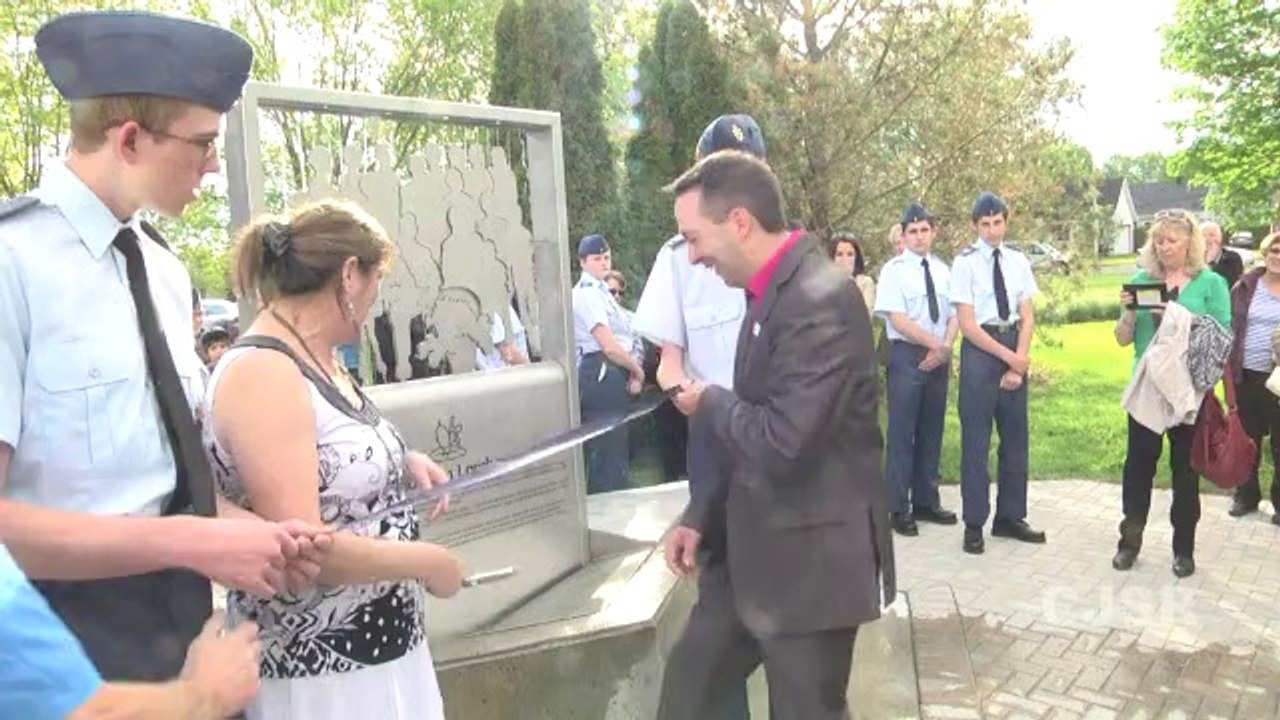 Inauguration de la fontaine de la fondation Lambert