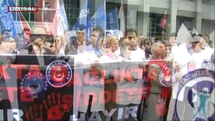 Bursa'da iş bırakma eylemi