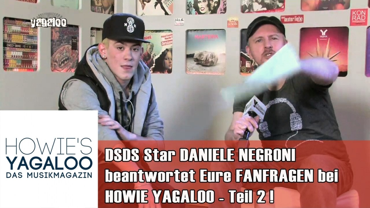 Daniele Negroni beantwortet Fanfragen bei YAGALOO - Teil 2