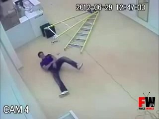 Ladder technician Accident