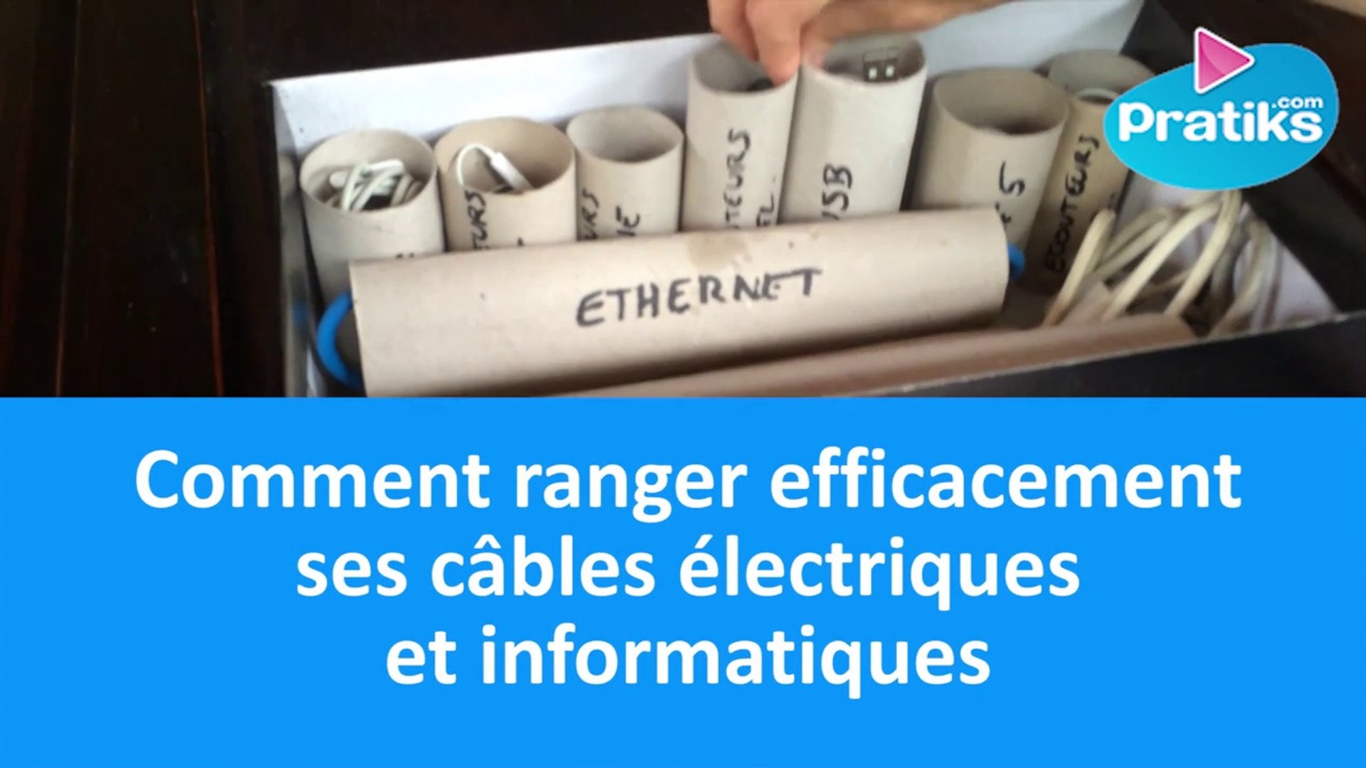 Comment ranger les fils électriques, les câbles de connexion et