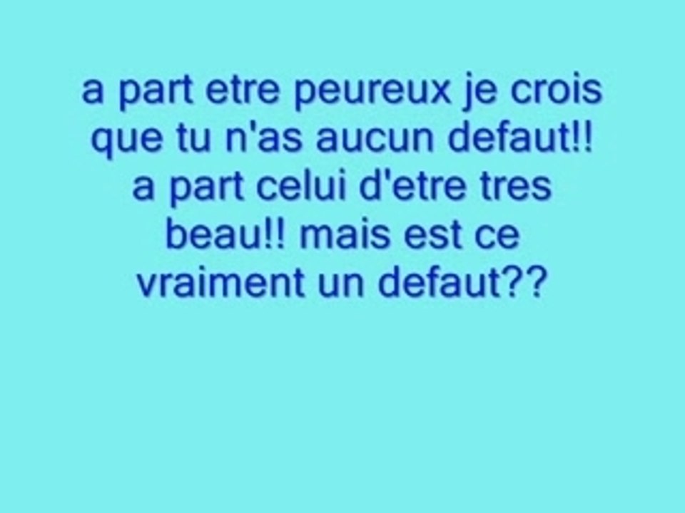 Video pour amelie