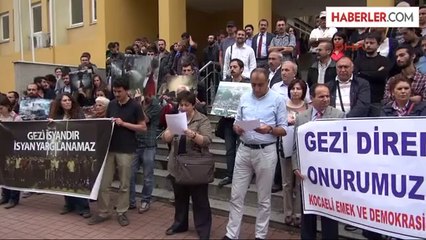 İzmit'te Gezi Duruşması Öncesi Protesto