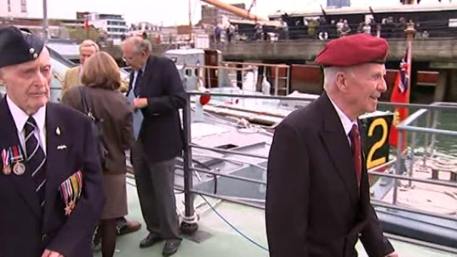British and US veterans mark D-Day in Portsmouth