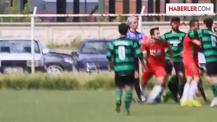Kütahya'da Oynanan Amatör Maçta Kavga