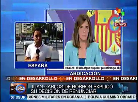 Rey Juan Carlos I de España explica por TV razones de su abdicación