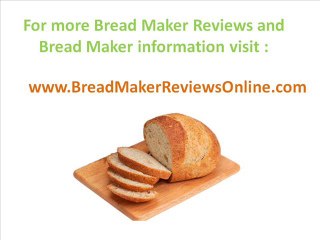 5 Top Breadmakers