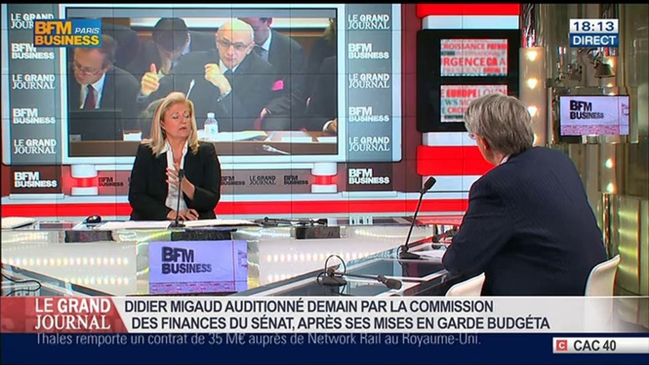 Philippe Marini, président UMP de la commission des finances du Sénat, dans Le Grand Journal – 02/06 1/4