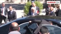 KKTC Cumhurbaşkanı Eroğlu ve Rum Lider Anastasiadis Ara Bölgede Bir Araya Geldi