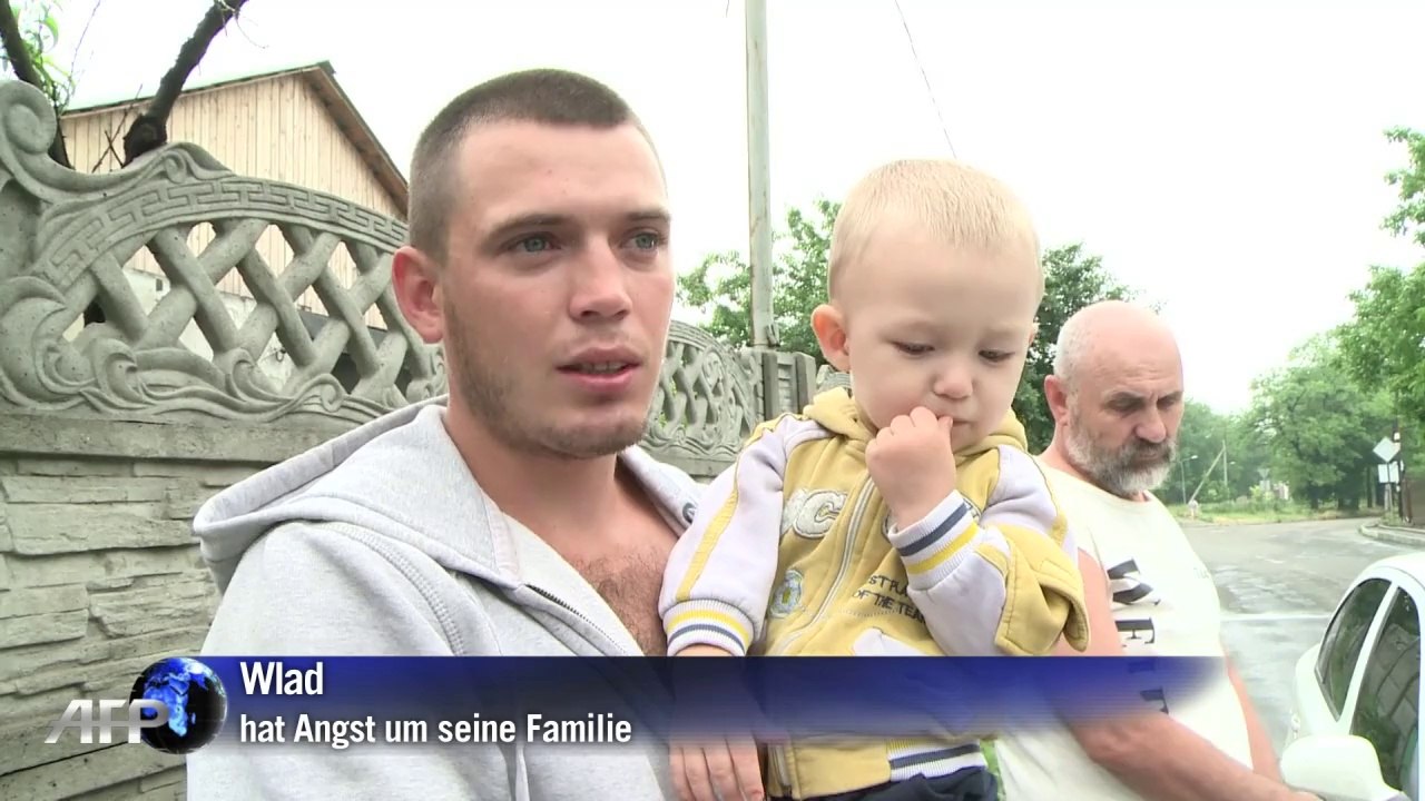 Leben in trümmern und angst in donezk