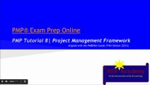 PMP® Exam Prep Online, PMP Tutorial 8 | Project Management Framework & Market Drivers