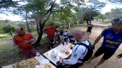 vtt var Cro'rois Team sur la Gaspard de Besse 2014