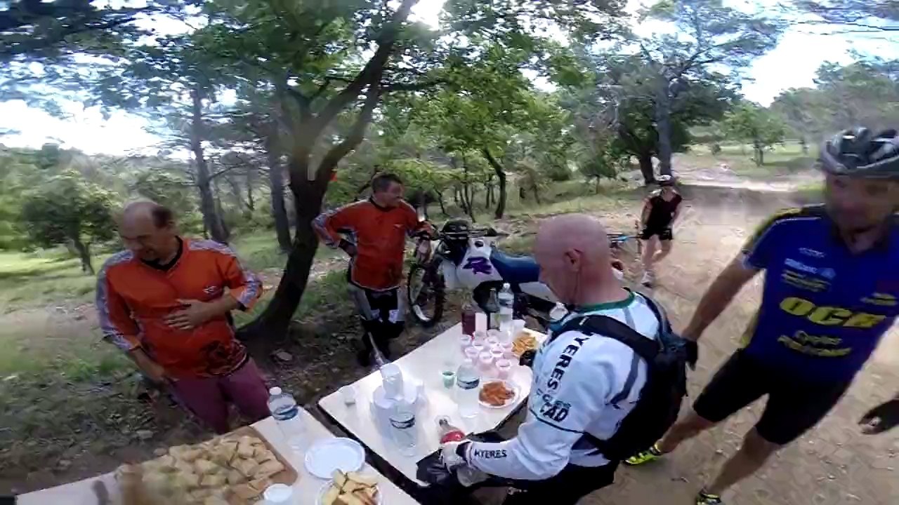 vtt var Cro'rois Team sur la Gaspard de Besse 2014
