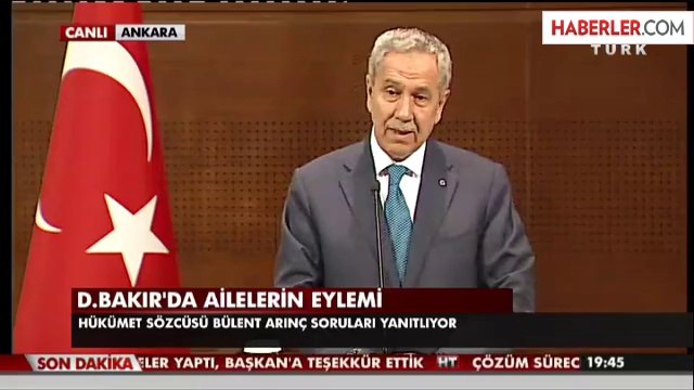 Bülent Arınç: Başbakan B Planını Yarın Açıklayacak