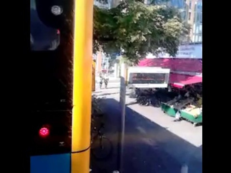 Berlin mit bus m85 rathaus friedenau - hauptbahnhof