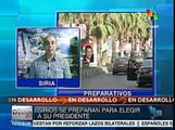 Incrementan seguridad en Siria por elección presidencial
