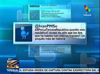 Redes sociales piden instauración de tercera república en España