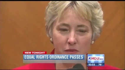 Houston Lesbian Mayor Expands Protections for LGBT - "Houston is Turning Like Sodom & Gommorah"