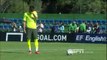 Neymar scores cheeky reverse foot penalty