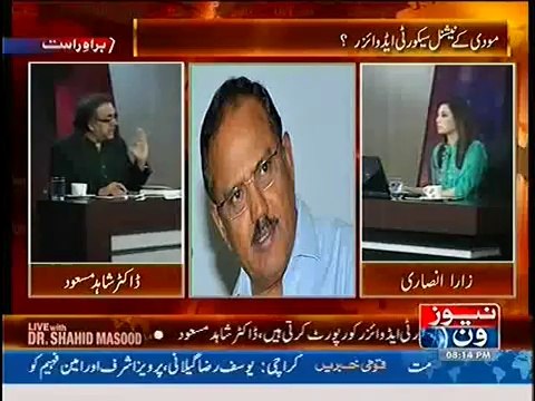 Why Narendra Modi appointed Spy Ajit Kumar as Indian National Security Agency Advisor Dr.Shahid Masood Analysis
