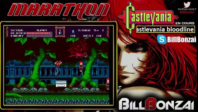 Marathon castlevania : Castlevania Bloodlines sur Mégadrive (7/10)