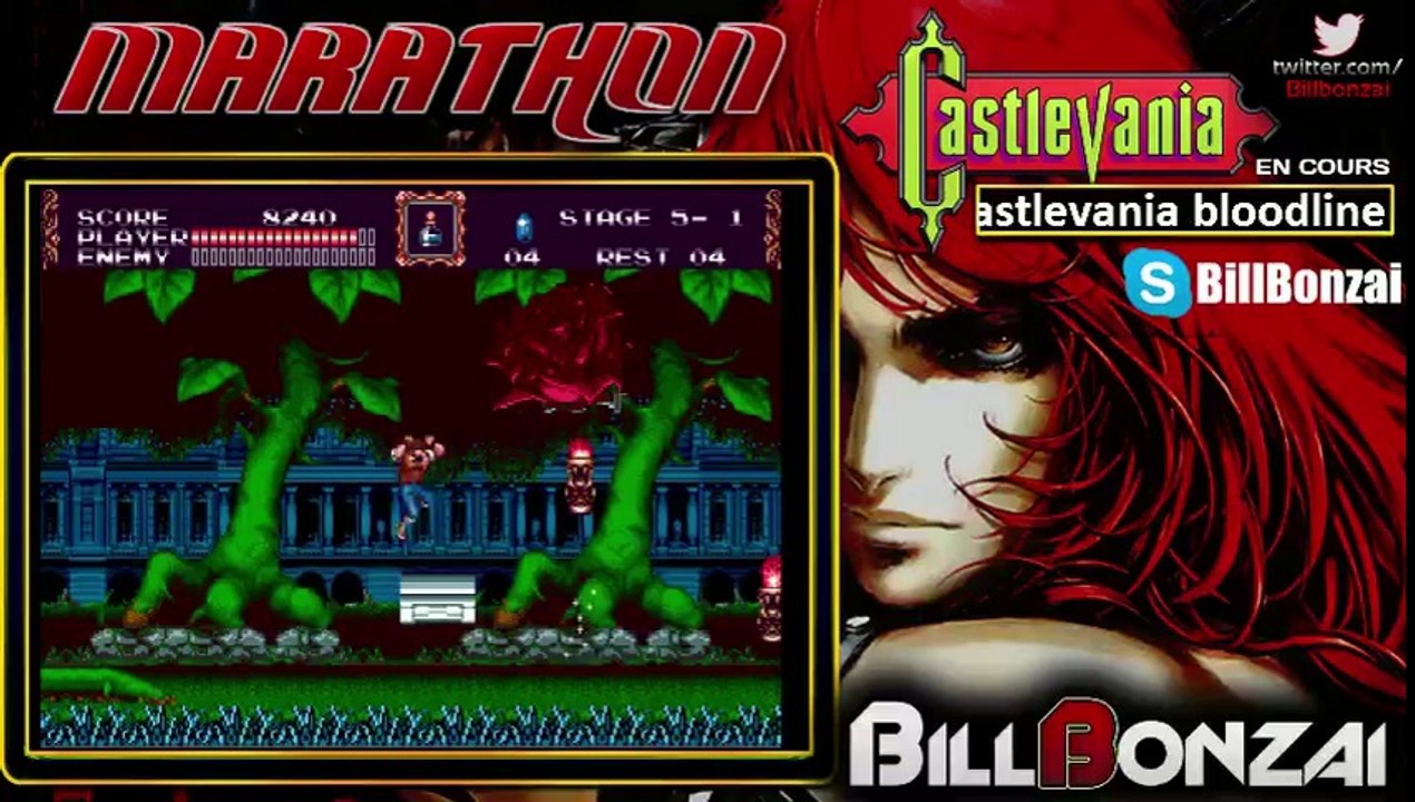 Marathon castlevania : Castlevania Bloodlines sur Mégadrive (7/10)
