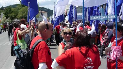 Manifestation pour l'abolition de la corrida à Alès