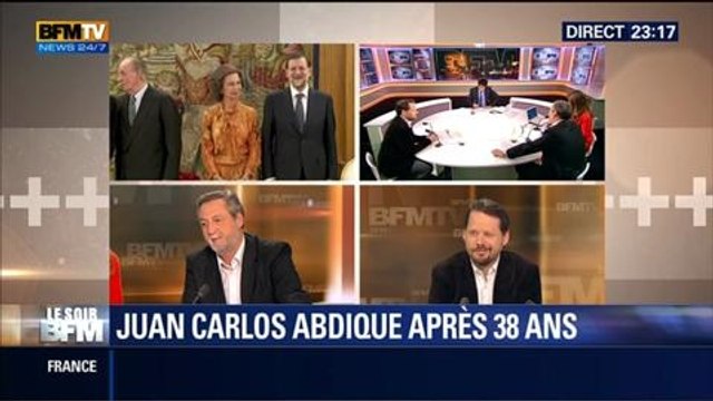 Le Soir BFM: Espagne: le roi Juan Carlos a abdiqué après 38 ans de règne - 02/06 2/2