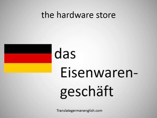Learn German - Places