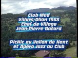 Club Med - Villars-Ollon été 1988 avec Jean-Pierre Batard