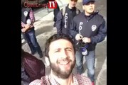 Taksim'de polisleri çılgına çeviren genç