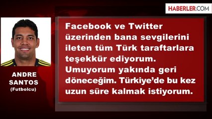 Eski Fenerbahçeli Andre Santos: Türk Olmak İstiyorum