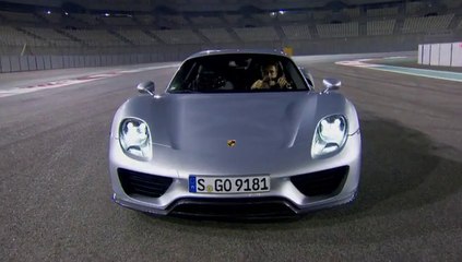 Porsche 918 Spyder & Top Gear @ Abu Dhabi