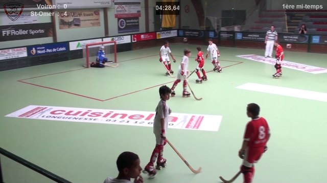 Demi-Finales championnat de France de rink Hockey U11 2013/2014 - Voiron / Saint Omer