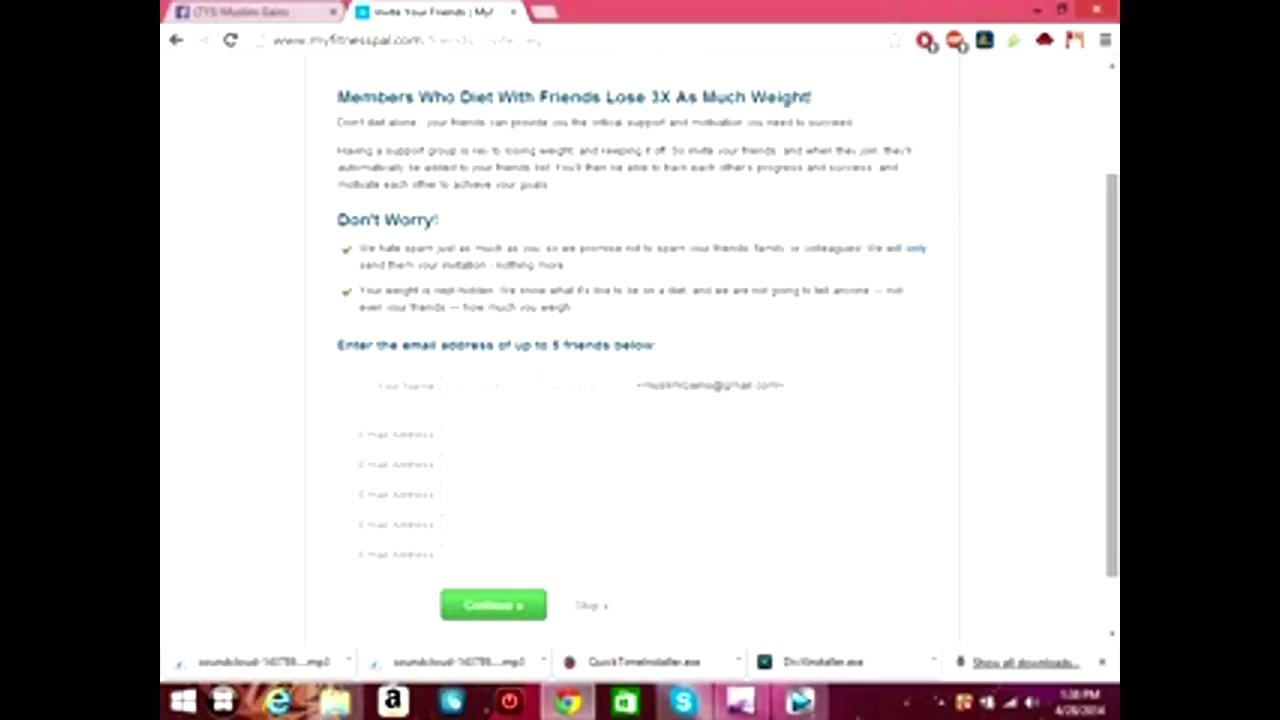 How to Use My fitness Pal