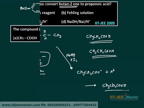 Aldehydes and Ketones Organic Chemistry IIT JEE solution 2005 JEE main video classes