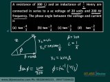 Alternating Current Lecture  IITJEE advance  JEE main Physics Video Tutorial JEE main DVD