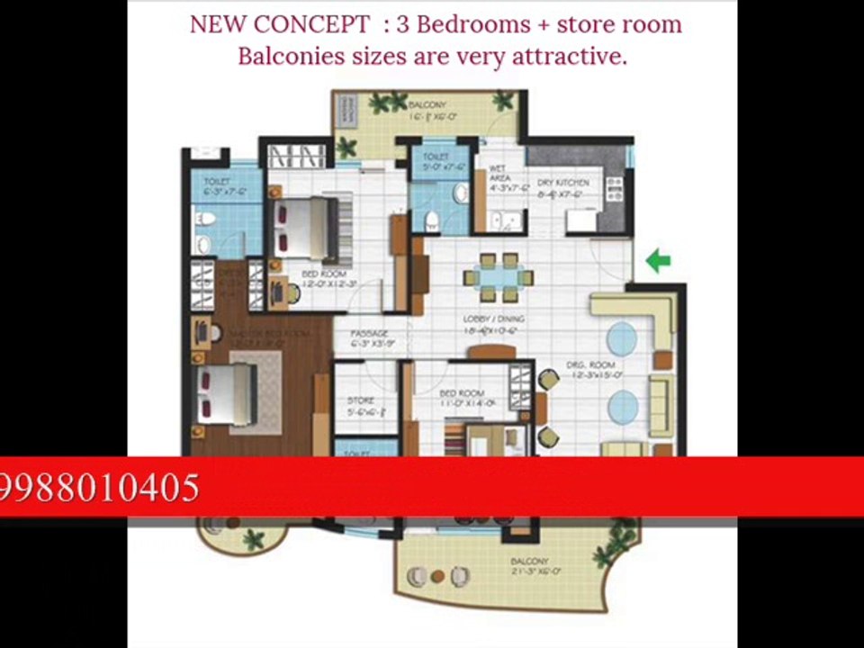 Escon Arena Zirakpur, Chandigarh Flats, Apartments, Price, Location, Review