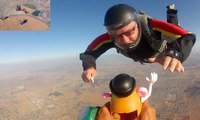 Don Kim's 400th Skydive with Mr Potato - Skydive