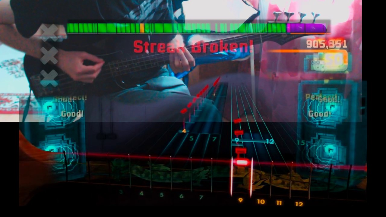 Rocksmith 2014 "Dying In Your Arms - Trivium" CDLC Score Attack 99,52% (Bass)