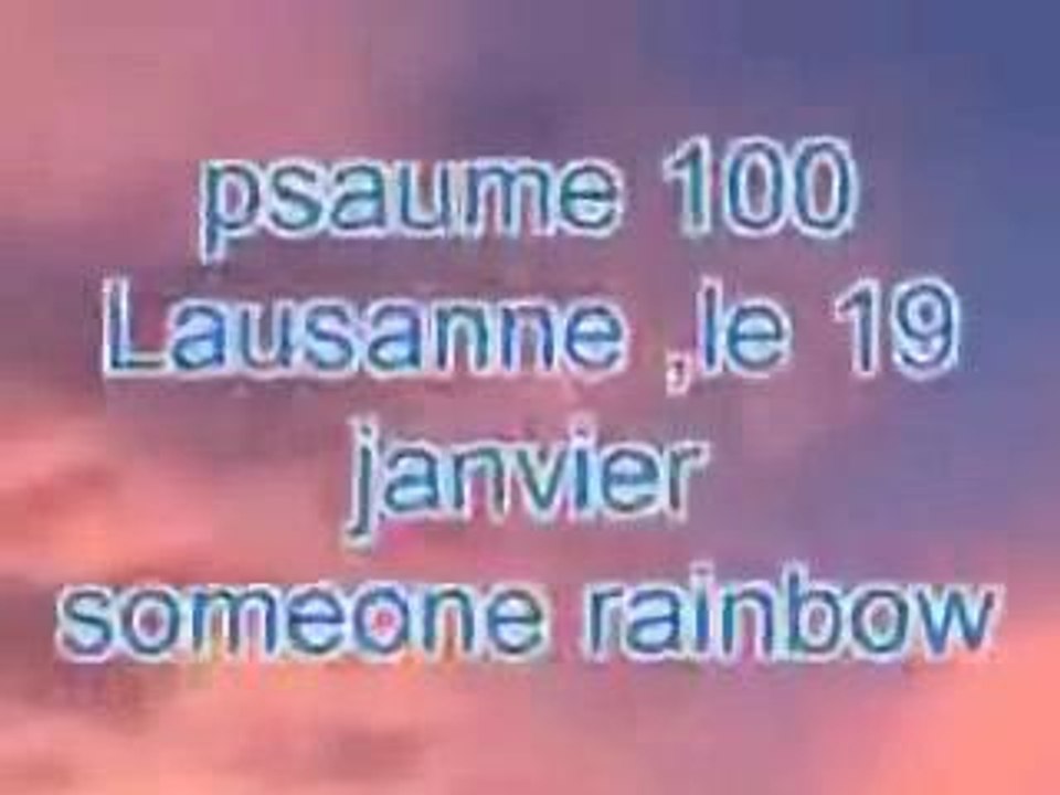 psaume 100