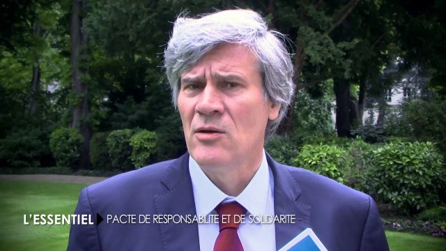 Stéphane Le Foll lance la communication autour du Pacte de Responsabilité et de Solidarité.