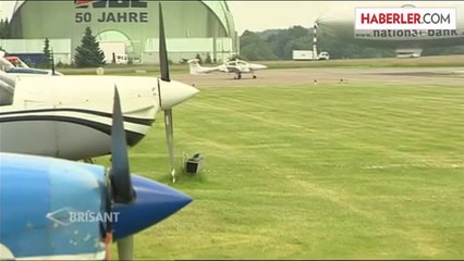 Uçak, Plajda Güneşlenenlerin Yüreklerini Hoplattı