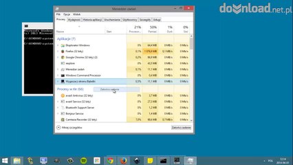 Wygaszacz ekranu jako tło na Pulpicie
