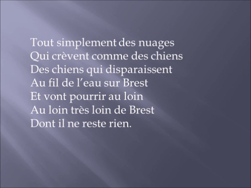 Barbara sur une musique de Chopin
