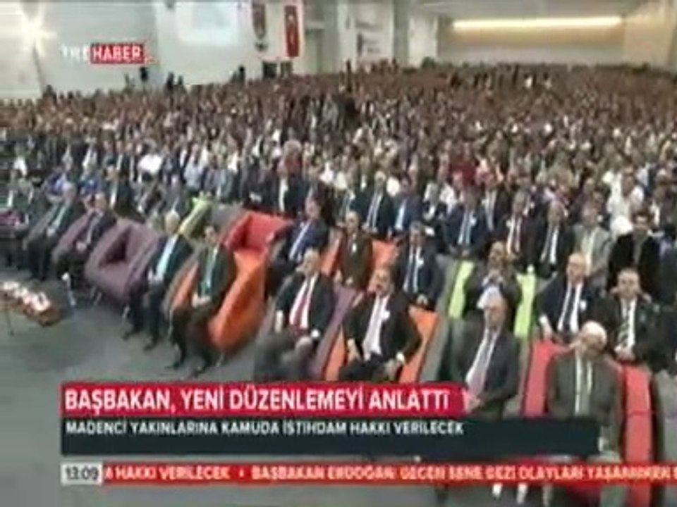 Başbakan Erdoğan, Yeni Madencilik Düzenlemesinin Ayrıntılarını ve Taşeronluk Düzenlemesi İle Getirilen Yenilikleri Anlattı