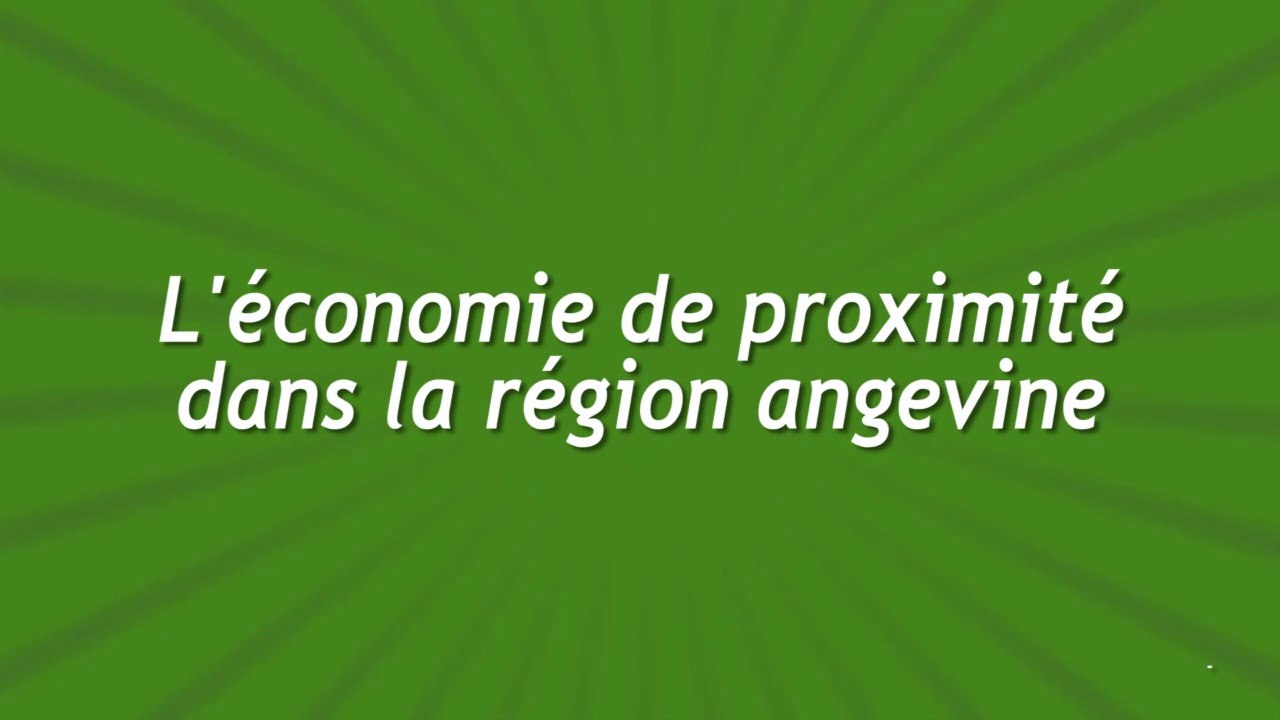 L'économie de proximité dans la région angevine - Version intégrale