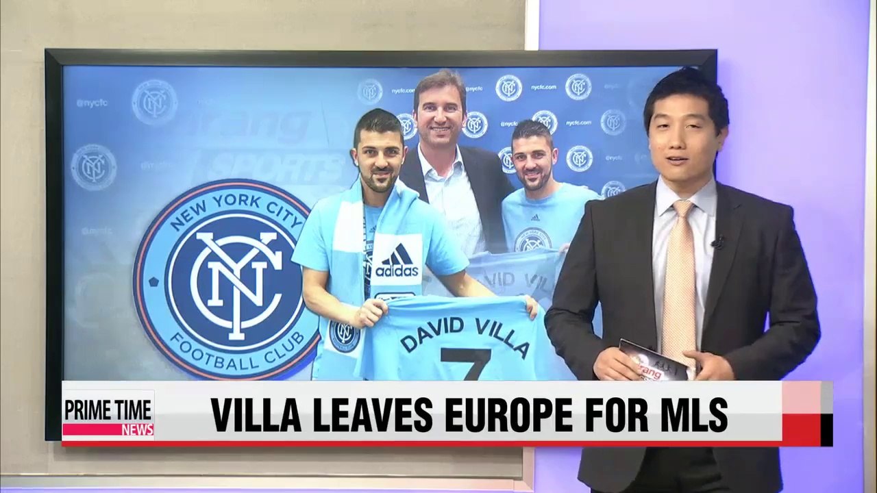World Football David Villa first player to sign with New York City FC