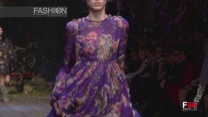 "DOLCE & GABBANA" Full Show Milano Autumn Winter 2014 2015 by Fashion Channel